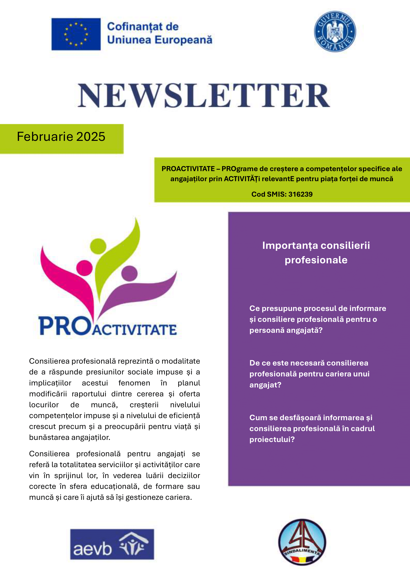 Newsletter Februarie 2025 - Page 1